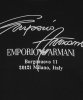 Bluza Emporio Armani męska czarna duże logo